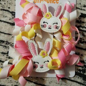 Gymboree Spring Celebrations Easter Bunny Hair Clips Size 2 3 4 5 6 7 8 9 NWT